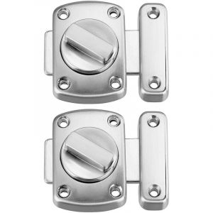 Beijiyi - Loquet verrou de porte de salle de bain de fenêtre de cabinet pivotant verrou de sécurité à loquet et wc loquet acier inoxydable brossé