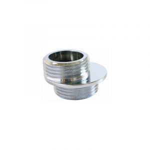 Raccord mâle-mâle excentré de 5 mm - Diamètre : M1/2'' - M3/4''