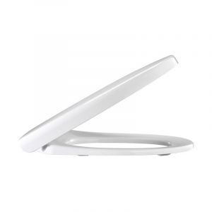 Pressalit - wc siège 776000-DA8999 blanc , avec couvercle, charnière fixe DA8, acier inoxydable, standard