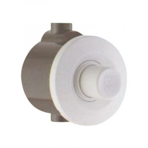 Idral Rubinetteria - Commande pneumatique à bouton-poussoir pour réservoir de chasse d'eau Idral 15405 Blanc