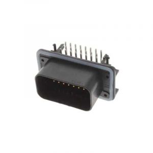 Te Connectivity - Connecteur AmpSeal femelle 23 Voies pcb 90&deg; noir avec des &eacute;pingles en or