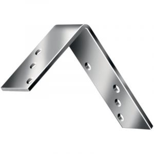 Vormann - Equerres L80x40 mmmm B.30mm acier galva bleu zingu&eacute; S.2mm (Par 20)