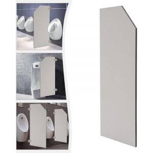 Cloison de séparation murale pour urinoir, Toilettes pour homme, Brise-vue, Pour fenêtre, cinéma, centres commerciaux (angle abaissé)