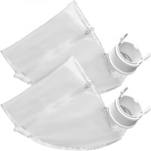 Kcvv - Sacs de Nettoyeur de Piscine, Sac à glissière pour Robot Piscine Remplacement de la Poche en Nylon adaptables pour de Polaris 280&480