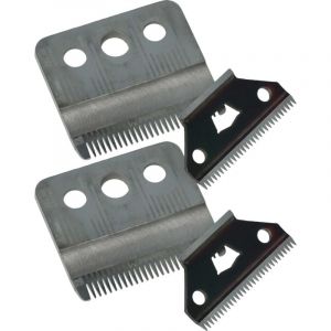 4x lames de rechange (2x grand couteau, 2x lame de précision) compatible avec Moser Edition 1400, 1420 (a-c) tondeuse à cheveux - Vhbw