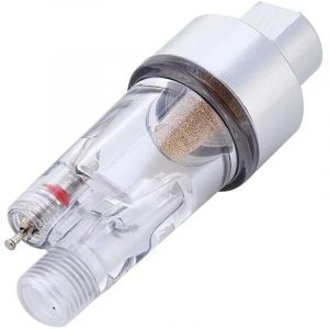 Piège à Eau Airbrush , Mini Filtre à Air en Ligne 1 / 8in Tuyau Connecteur Humidité pour Pistolet Aerographe