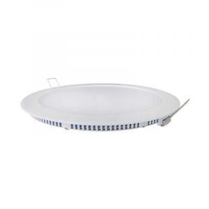 Ecolux - Spot led encastrable extra plat 6W Blanc - Blanc Naturel 4200K