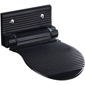 Repose-pieds de douche antid&eacute;rapant en aluminium, p&eacute;dale de douche de salle de bain, repose-pied de rasage pour douche, repose-pieds pliable robuste,