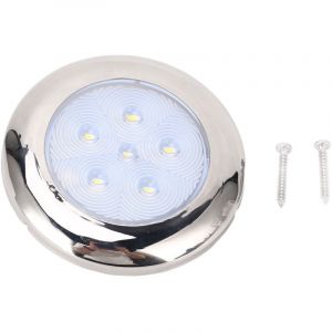 Plafonnier LED 12 V pour Camping-Car &ndash; Lumi&egrave;res Blanches et Bleues pour Cabine de Bateau pour Voiture, Camping-Car et Yacht