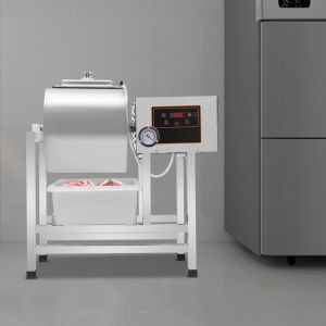 M&eacute;langeur &eacute;lectrique pour viande, machine &agrave; mariner intelligente, machine &agrave; mariner herm&eacute;tique, hachoir &agrave; viande, en acier inoxydable, 38 litres.