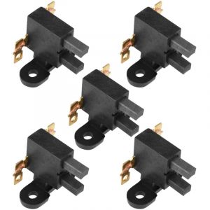 Balais de charbon, 5 pièces 2kw-3kw 168F accessoires de générateur d'essence ensemble de balais de charbon de haute qualité pour générateur d'essence