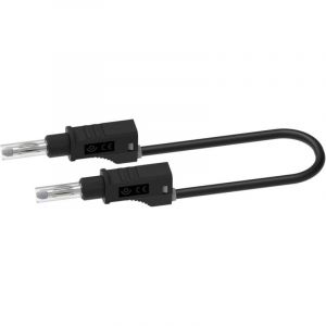 2217/600V-CD1-100N Cordon de mesure banane mâle banane mâle 1.00 m noir 1 pc(s) - Electro Pjp