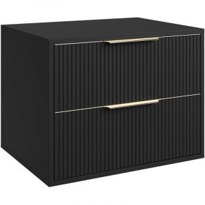 Meuble vasque Rimini 60 cm - Noir - Meuble de salle de - Badplaats