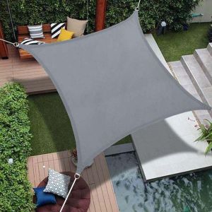 Shining House - Voiles d'ombrage Voile d'ombrage rectangulaire 3 x 3 m,Voile d'ombrage &eacute;tanche pour jardin,98% uv Block Auvent d'auvent