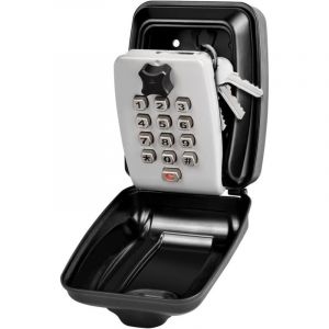 Boite a Clefs Murale Grande Bo&icirc;te &agrave; Cl&eacute; S&eacute;curis&eacute;e Etanche Bo&icirc;te &agrave; Clef Ext&eacute;rieur avec 12 Code Antirouille R&eacute;sistant aux Intemp&eacute;ries Cofre Fort a cle