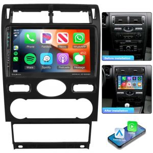 Essgoo - Autoradio Android 15 kam pour Ford Mondeo 2004-2007 Carplay gps Navi rds bt fm - 4+64G