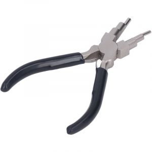 Pince &agrave; enrouler &agrave; 6 segments, outil de pliage de fil m&eacute;tallique &agrave; bec rond pour l'artisanat de bijoux de