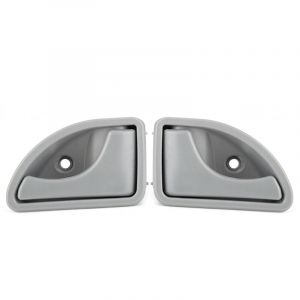 Sollbry Poignée de porte intérieure avant gauche droite compatible avec 1997 1998 1999 2000 2001 2002 2003-2007 Kangoo 1993-2007 Twingo 8200247803