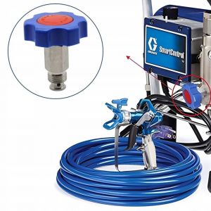 Rosfix Clapet Anti-Retour pour Pulvérisateur Graco – Acier Haute Qualité Installation Facile compatible avec pistolet à peinture Graco 390–695,