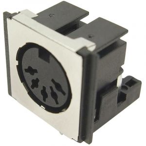 DIN embase femelle horizontale Cliff FM6725 Nombre de pôles: 5 noir 1 pc(s) W90888