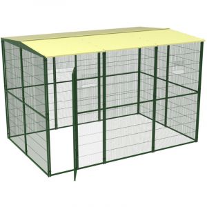 Voli&egrave;re De Jardin 3x2 M &Agrave; Toit Deux Pentes Imor&reg;