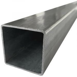 Signaletique.biz France - Poteau Acier Galvanisé Anti-Corrosion. Piquet Galva Acier. Poteau de Signalisation. Plusieurs tailles disponibles - 4 m