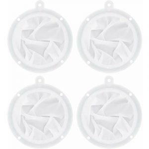 4 Pièces Filtre à Mailles en Nylon, Filtre Tamis 100/200 Mesh Maille de Nylon Passoire Filtre à Huile Alimentaire Jam Straining