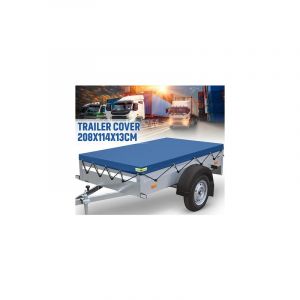 Bache Remorque,B&acirc;che de Remorque &Eacute;tanche avec Corde en Caoutchouc, B&acirc;che Protection Plate 208 x 114 x 13 cm,B&acirc;che de Remorque Renforc&eacute;e,pour de