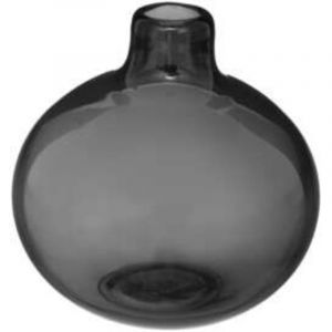 Vase Soliflore En Verre &ndash; D 12 x H 11 cm - Gris
