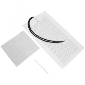 Jeffergarden Coussin chauffant pour si&egrave;ge de voiture en Fiber de carbone, 2 pi&egrave;ces, 12V, 53x27cm, tapis chauffant pour l'hiver