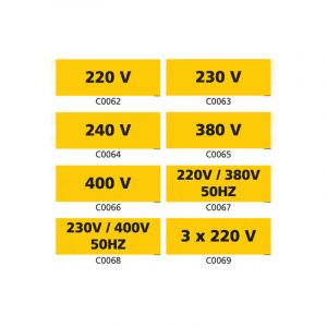 Signaletique.biz France - Panneau et Pictogramme de Signalisation danger &eacute;lectrique - C0068 - 210 x 75 mm