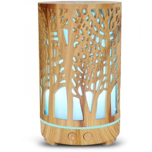 Diffuseur d'huile essentielle, diffuseur d'aromathérapie, diffuseur d'humidificateur à brume fraîche à arôme ultrasonique de grande capacité avec