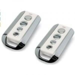 433 MHz T&eacute;l&eacute;commande Portail,4 Canaux T&eacute;l&eacute;commande Porte De Garage Compatible avec Avidsen 104257,114253,104250, 104251, 104350, 654100, 654300(2pcs)