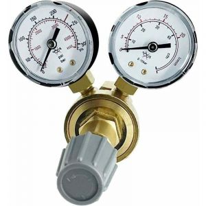 Welding R&eacute;ducteur de pression universel pour bouteille de gaz de protection Argon CO&sup2; Helium W 21,8 x 1/14"