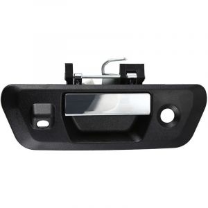 Pour Nissan Navara Poignée de porte de hayon arrière de voiture avec trou de clé de caméra