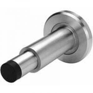 Alovez - Acier inoxydable 304 R&eacute;glable Extra-long arr&ecirc;t de Porte en caoutchouc Protection Poignee Porte butoir de porte mural but&eacute;e de porte murale