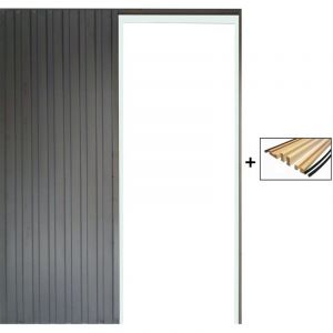 Gdmenuiseries &ndash; Syst&egrave;me &agrave; galandage pour porte coulissante 63cm &ndash; Kit de finitions inclus &ndash; Fabrication fran&ccedil;aise &ndash; Optimise l'espace int&eacute;rieur