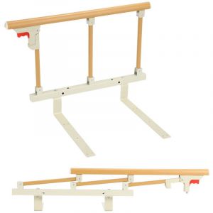 EINFEBEN Barriere De Lit Adulte pour Personnes &Acirc;g&eacute;es/Adulte Lit Garde Rail Lat&eacute;ral Pliable, Lit Portable De S&eacute;curit&eacute; Barri&egrave;re Garde-Corps 70x40cm