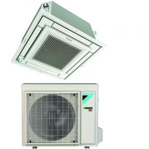 Climatiseur à cassette entièrement plat 18000 btu FFA50A9 R-32 Wi-Fi optionnel avec grille blanche incluse Classe a+/a - garantie europèenne sans