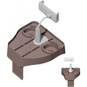 Porte-gobelet pour baignoire et table de spa Tables de spa d'extérieur - Baignoire robuste avec 2 porte-gobelets pour piscine gonflable extérieure