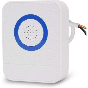 Carillon de Sonnette Filaire Électronique 12V, Système de Contrôle d'Accès à 4 Fils, Sonneries Fortes Ding Dong