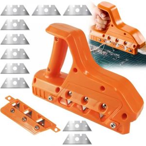 Coupe rabot ,Chanfrein Pour Cloison S&egrave;che Pour Travail Du Bois,Rabot &agrave; Main Outil De Coupe pour Plaques De Pl&acirc;Tre,Outillage &agrave; Main,Araseur de Chant &agrave;