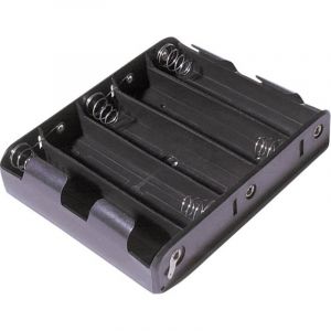 Support de pile 10x LR14 (c) MPD BH210CL raccordement à souder (l x l x h) 135 x 110 x 25 mm 1 pc(s) - noir