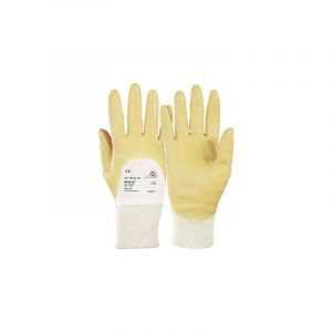 KCL - Gants de protection 105-7 Taille 7 (s) Tricot 100% coton avec couche en nitrile en 388 risques mecaniques 2111