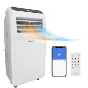 SHINCO Climatiseur Mobile Wifi 12000 BTU/h, Eco R290, 3,5 kW, 4 en 1 Refroidissement, Chauffage, ventilateur, D&eacute;shumidificateur, Blanc