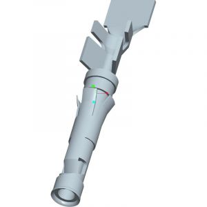 Te Connectivity - 66109-4 Contact unique pour connecteurs circulaires Contact femelle Nombre total de p&ocirc;les: 1 S&eacute;rie (connecteur rond): cpc 1 pc(s)