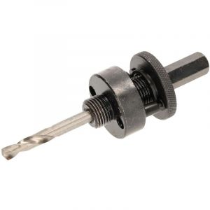 KOTARBAU Support de scie cloche 32-168 mm avec foret de centrage pour couronne de forage, scie cloche, perceuse circulaire, scie trépan