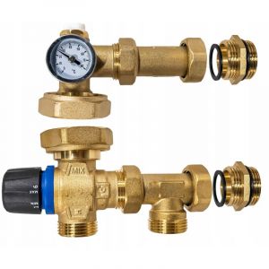 IBO Groupe m&eacute;langeur - 210 mm - Laiton - &Eacute;conomie d'&eacute;nergie - S&eacute;curit&eacute; optimale