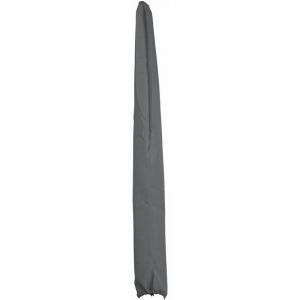 Housse de protection pour demi-parasol alu 2,70m Parla, housse Cover avec cordon de serrage, anthracite
