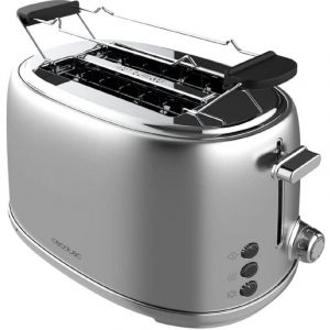 Grille-pain vertical Toast&Taste 1000 Retro Double Inox - Cecotec